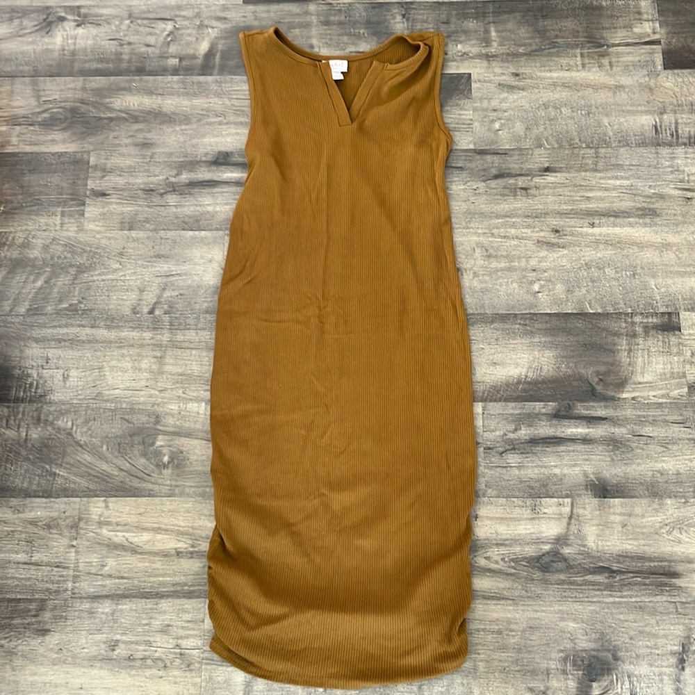 Isabel Maternity Ribbed Dress